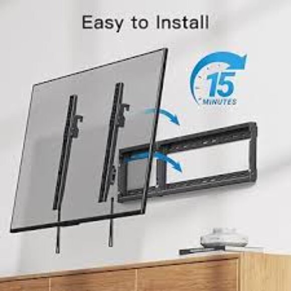 Pipishell Tilt TV Wall Mount Bracket Low Profile - Picture 5 of 6